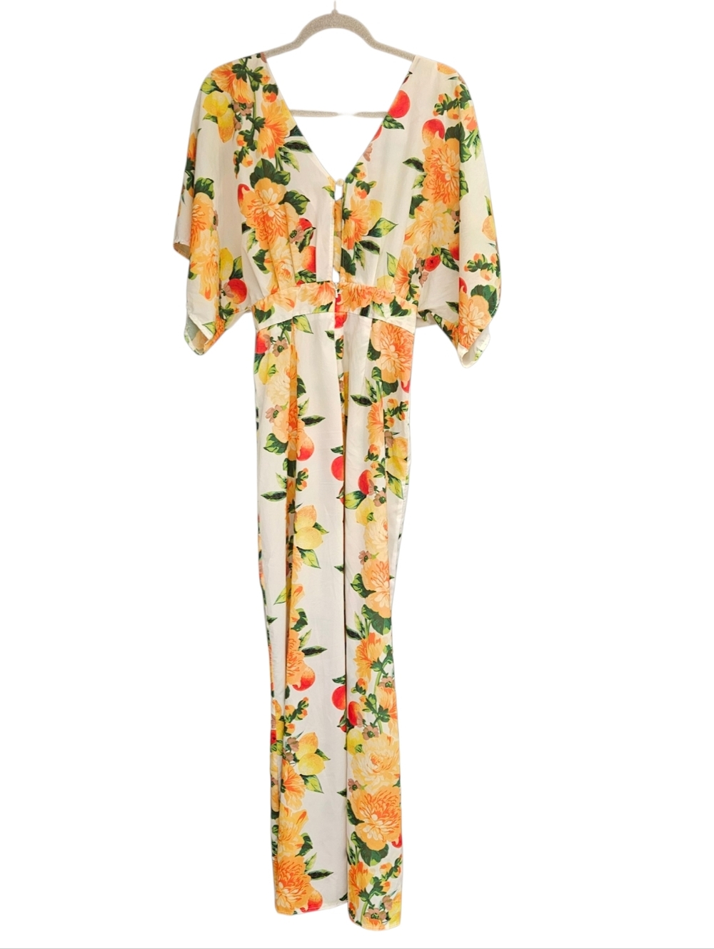 ASOS Citrus Floral Kimono Jumpsuit Size 4